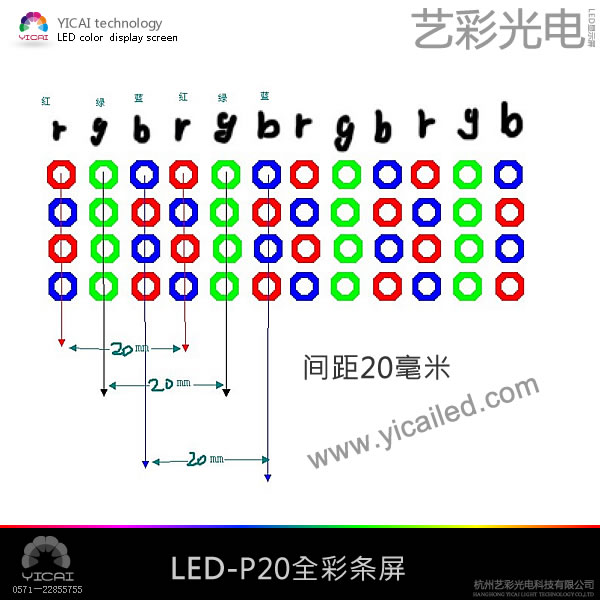 P20全彩条屏